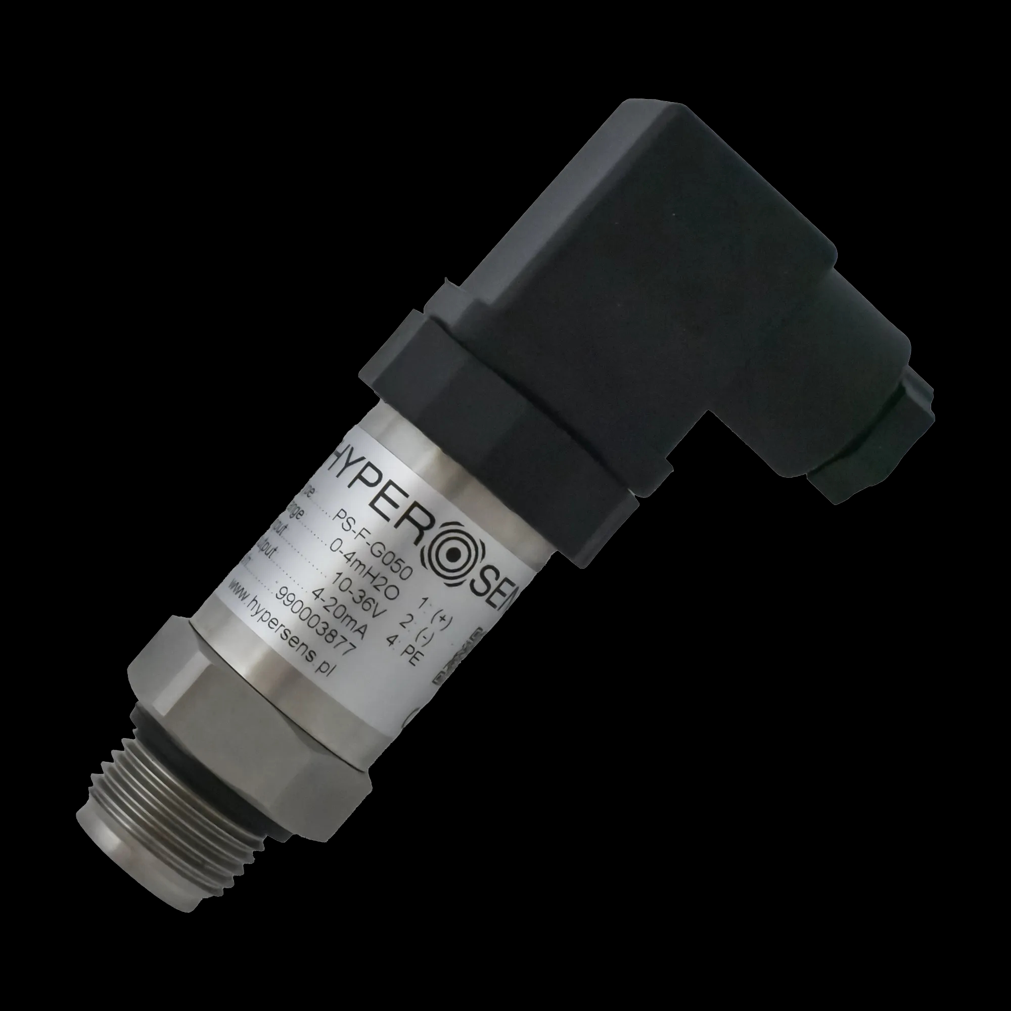 Przetwornik ciśnienia PS-F G050 z membraną czołową, przyłącze G1/2” — Hypersens